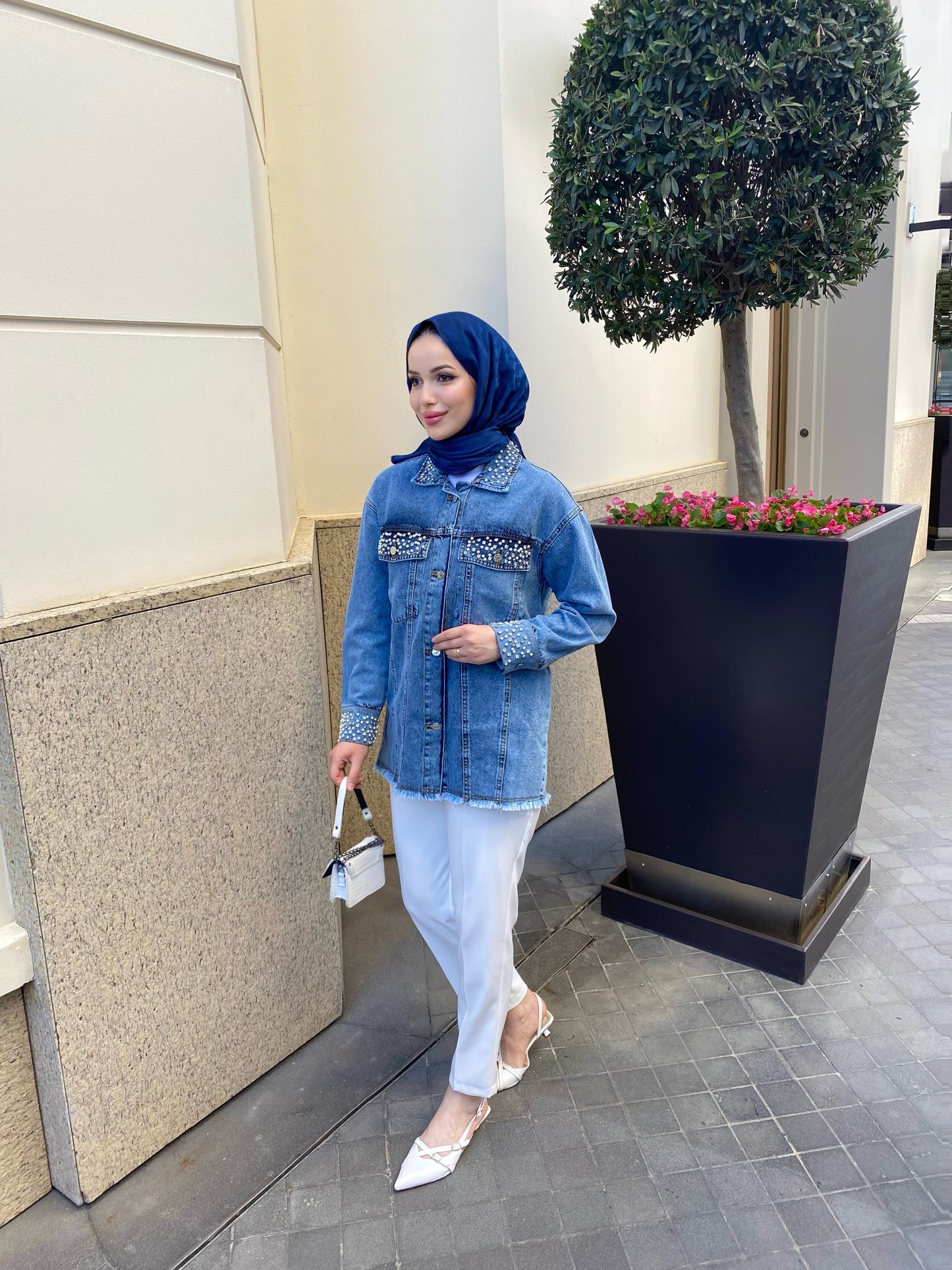 Yeni sezon taşlı kot ceket ❣️