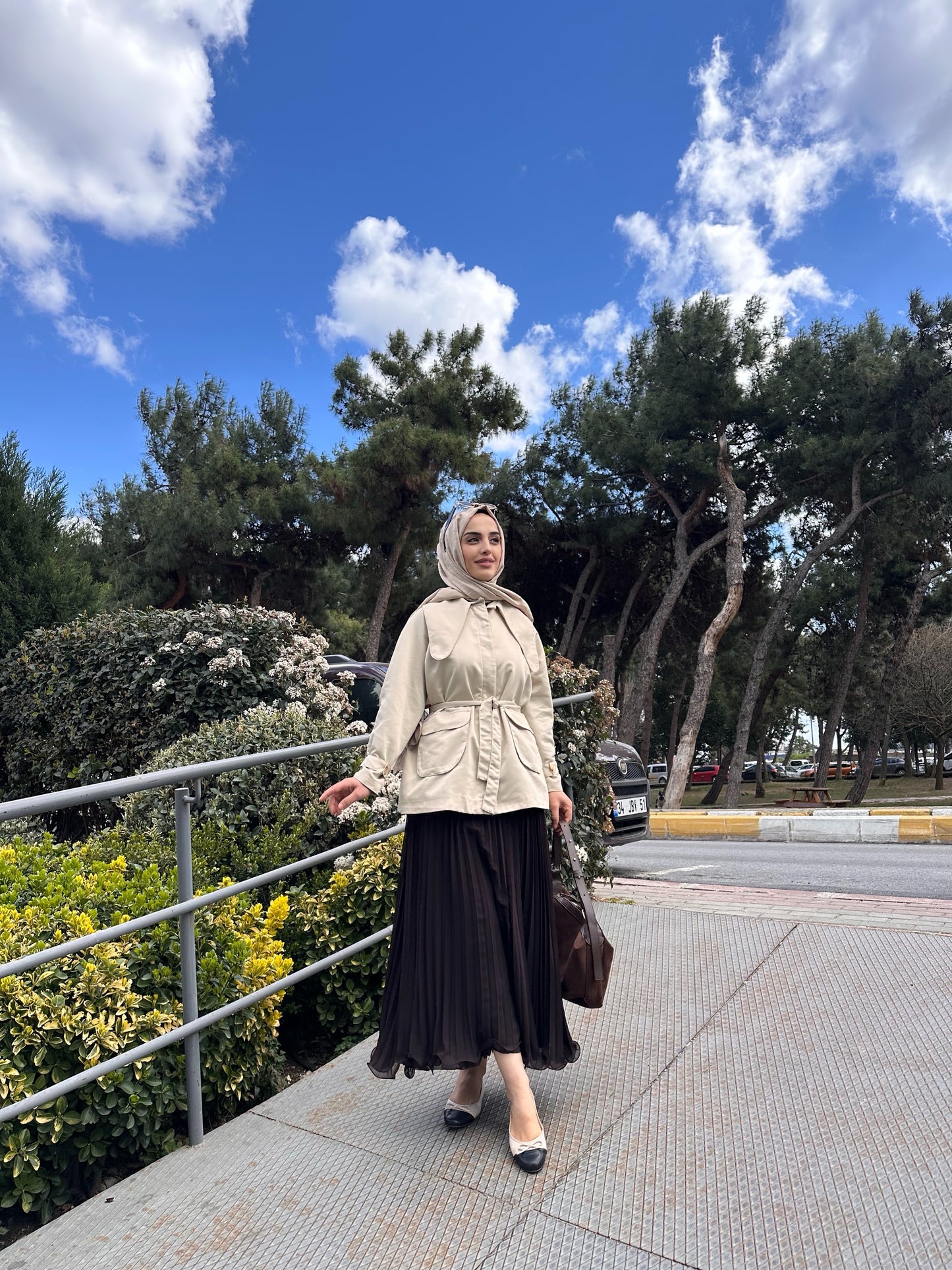 Yeni sezon yakalı trenç