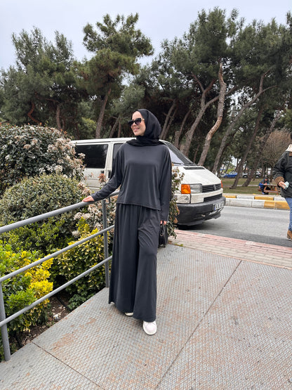 Premium oysho bisiklet yaka takım
